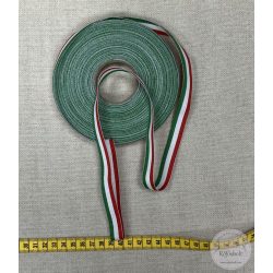 Nemzeti színű szalag: 10 mm széles