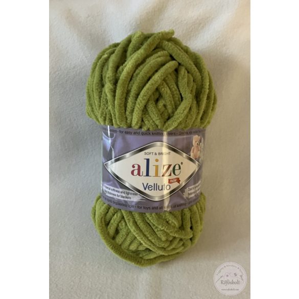 Alize Velluto: kiwi zöld (11)