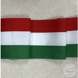 Nemzeti színű szalag: 120 mm széles