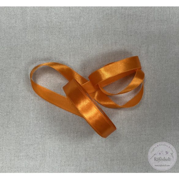 20 mm szatén szalag: narancs