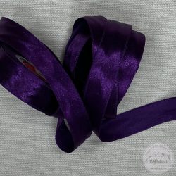 20 mm szatén szalag: padlizsán lila