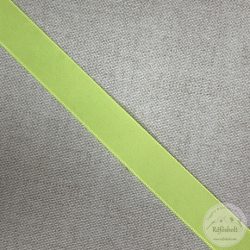 Taft szalag: neon zöld, 25 mm