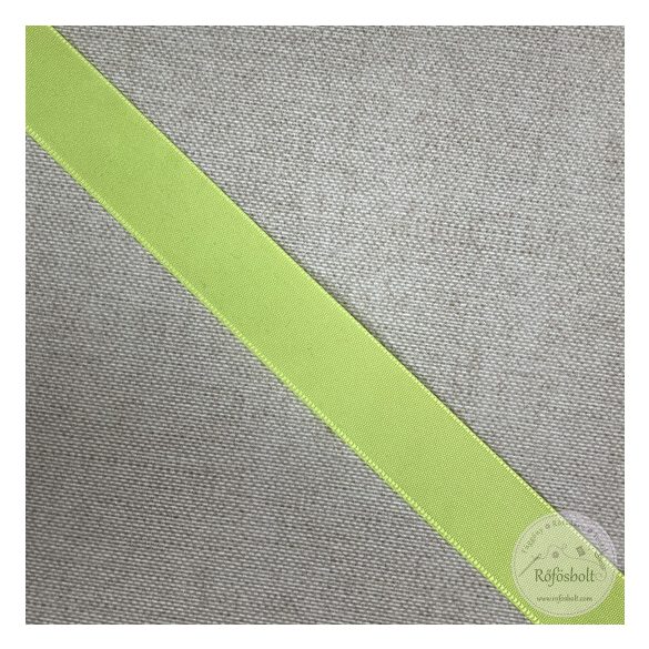 Taft szalag: neon zöld, 25 mm