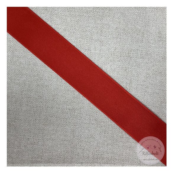 Taft szalag: piros, 25 mm