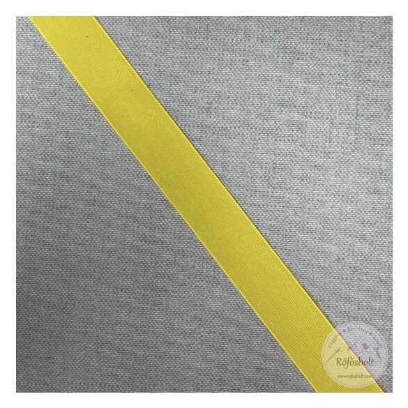 Taft szalag: sárga, 25 mm