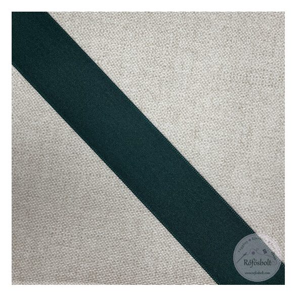 Taft szalag: sötét zöld, 25 mm