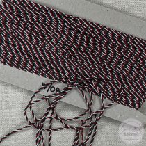 Nemzeti színű sodrott zsinór: 2 mm