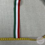 Nemzeti színű szalag: 30 mm széles