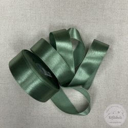 30 mm szatén szalag: moha zöld