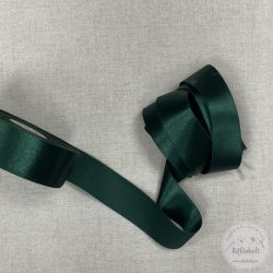 30 mm szatén szalag: sötét zöld