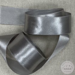 30 mm szatén szalag: szürke