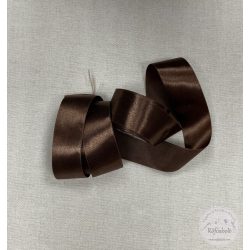 38 mm szatén szalag: barna