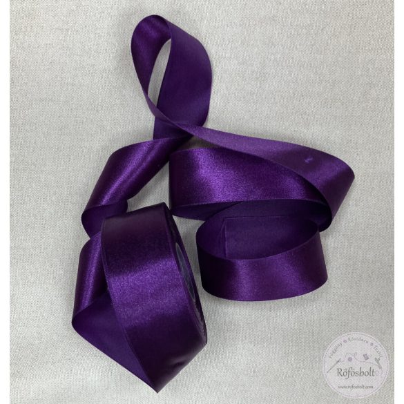 38 mm szatén szalag : püspöklila