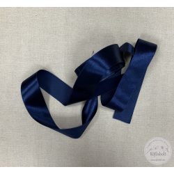 38 mm szatén szalag: sötétkék