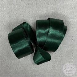 38 mm szatén szalag: sötétzöld