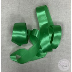 38 mm szatén szalag: élénk zöld