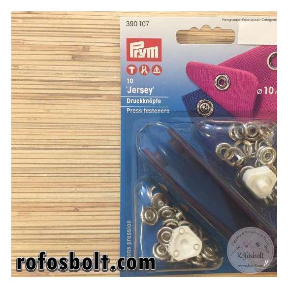 Prym 10mm-es fém bébipatent (390 107)