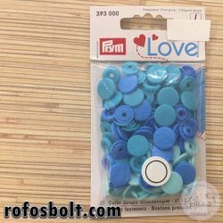 Kék kör alakú műanyag patent csomag (393 000)