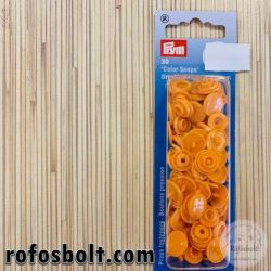 Narancs kör alakú műanyag patent (393 140)