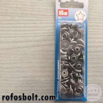 Ezüst csillagalakú műanyag patent (393 245)