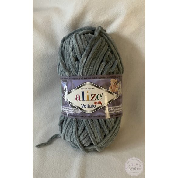 Alize Velluto: szürkés kék (428)
