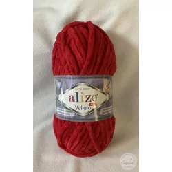 Alize Velluto: piros (56)