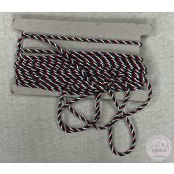 Nemzeti színű sodrott zsinór: 5 mm