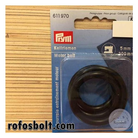 Prym varrógép ékszíj 5mm x 300mm (611 970)