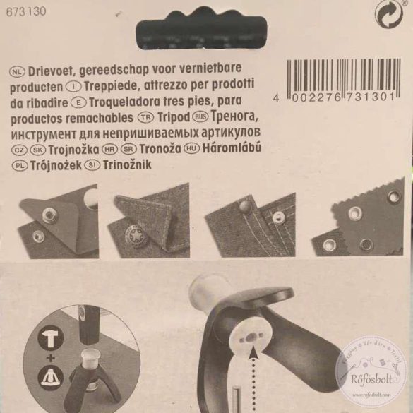 Prym ergonomikus patent beütő készülék (673 130)