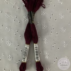 Anchor osztott hímzőfonal: 70, vörösborszín