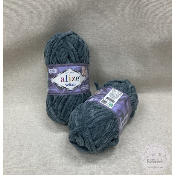 Alize Velluto: szürke (87)