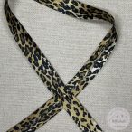 Leopárd mintás, szatén, 2 cm (90)