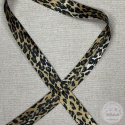 Leopárd mintás, szatén, 2 cm (90)