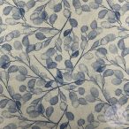 Halvány len alapon halvány kék levelek (Aa1)