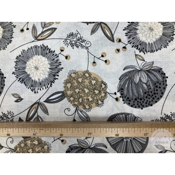 Stilizált pitypangok szürkében (Aa20)