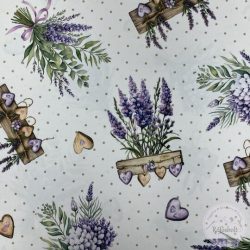 Party: levendula csokorban, faládában (Aa26)