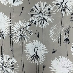 Party: tejeskávé alapon stilizált pitypang (Aa27)