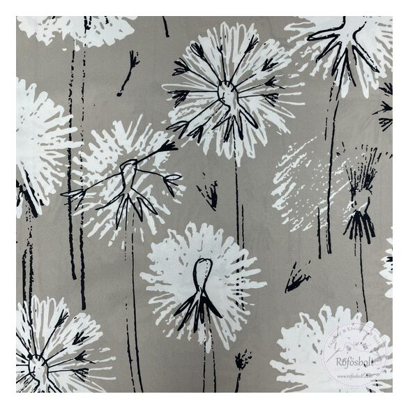 Party: tejeskávé alapon stilizált pitypang (Aa27)