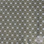 Spenót zöld alapon apró virágok (AaA31)