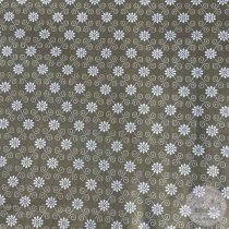 Spenót zöld alapon apró virágok (AaA31)