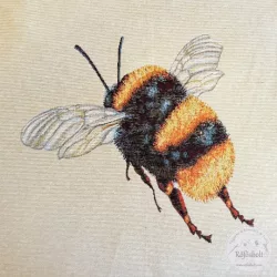 Züm-züm méh, 47x47 cm párna panel (ME4490)
