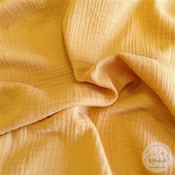 Okkersárga puha duplagéz anyag (ME4492)