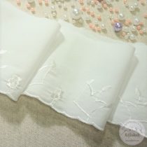 Koronás ekrü madeira szalag (SZ25)