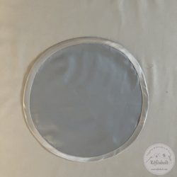 Halványkék közép ezüst szegéllyel