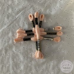 Anchor osztott hímzőfonal: 6, őszibarack