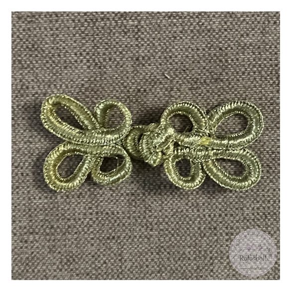 Arany paszomány gombolás