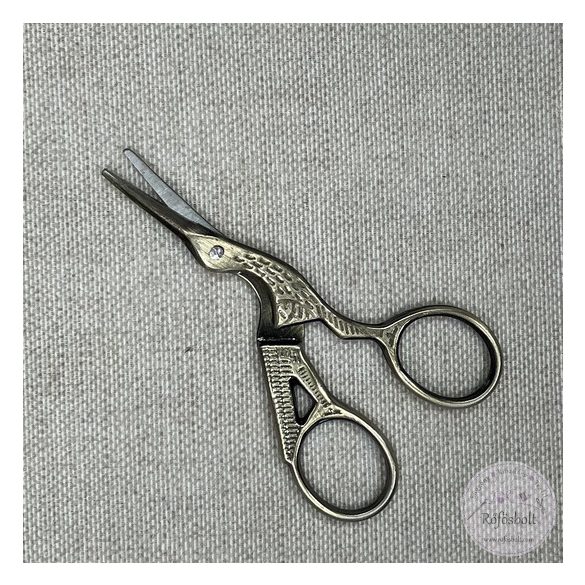 Kézimunka olló daru alakban