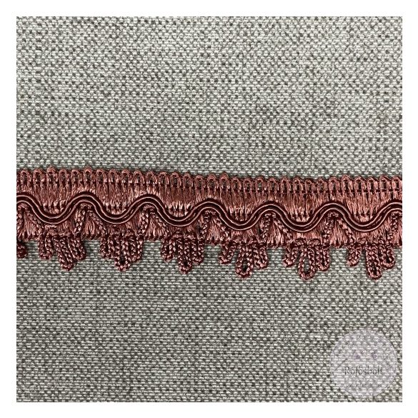 Nagyon különleges, sötét mályva, csipkés alj  (b10)