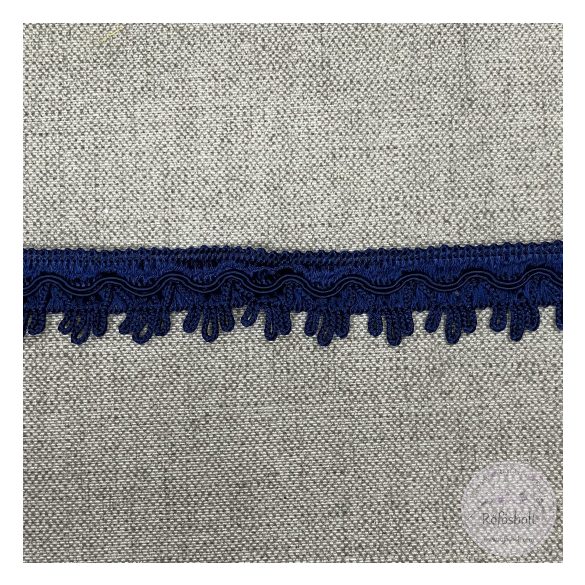 Királykék, alulcsipkés (b13)