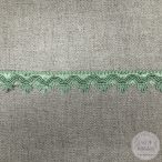 Pisztácia zöld, csipkés alj (b15)